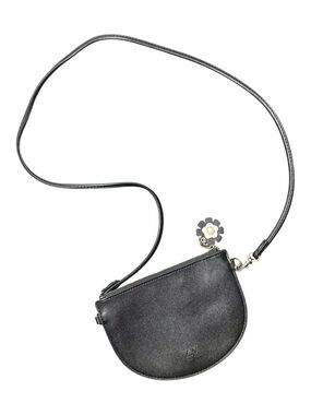 ZAC ZAC POSEN for BLOOMINGDALE’S Celia Black Vegan Leather Crossbody Pouch Bag